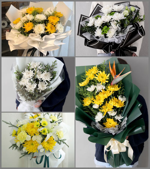 广东湛江市吴川市吴阳镇闸口村白事花束代送